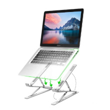 Customized Trinkbare tragbare Faltungsfaltungs -Ultra -dünner vertikaler Laptop -Ständer Doppelhalter - einstellbar und faltbar - ALU